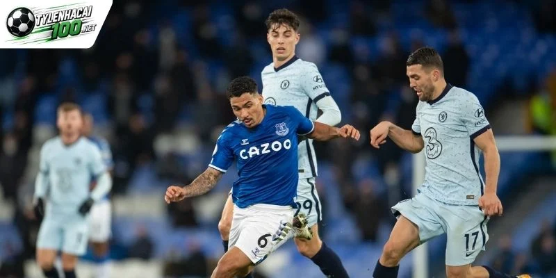 Các dữ liệu về trận bóng Everton vs Chelsea